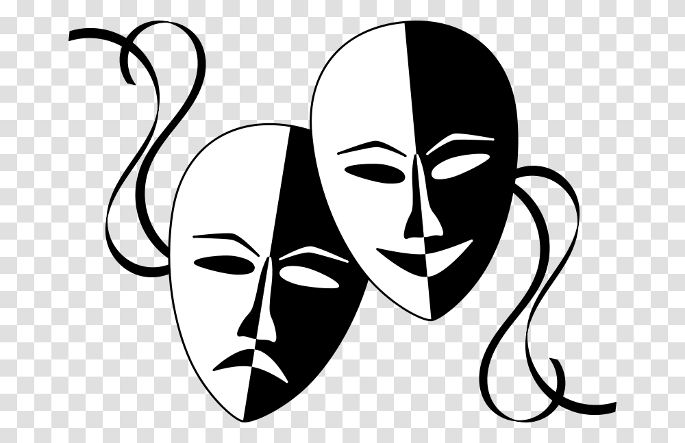 Wasat Theatre Masks, Stencil Transparent Png