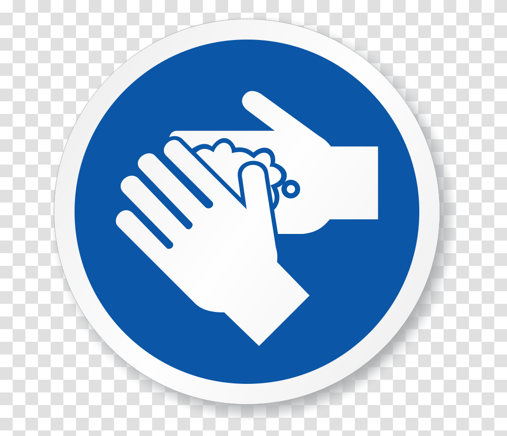 Wash Hand Symbol Health And Safety With Animals Sanitize Your Hands Sign, Handshake, Washing Transparent Png