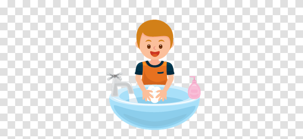 Wash Hands Cliparts, Person, Human, Washing, Tub Transparent Png