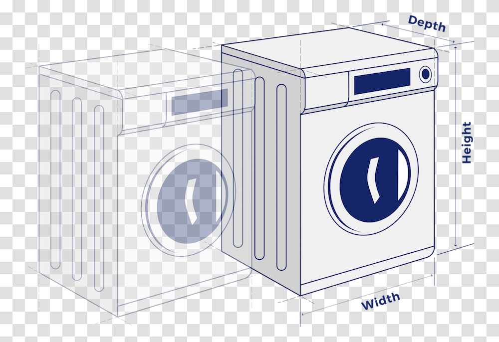 Washer And Dryer Electronics, Appliance Transparent Png