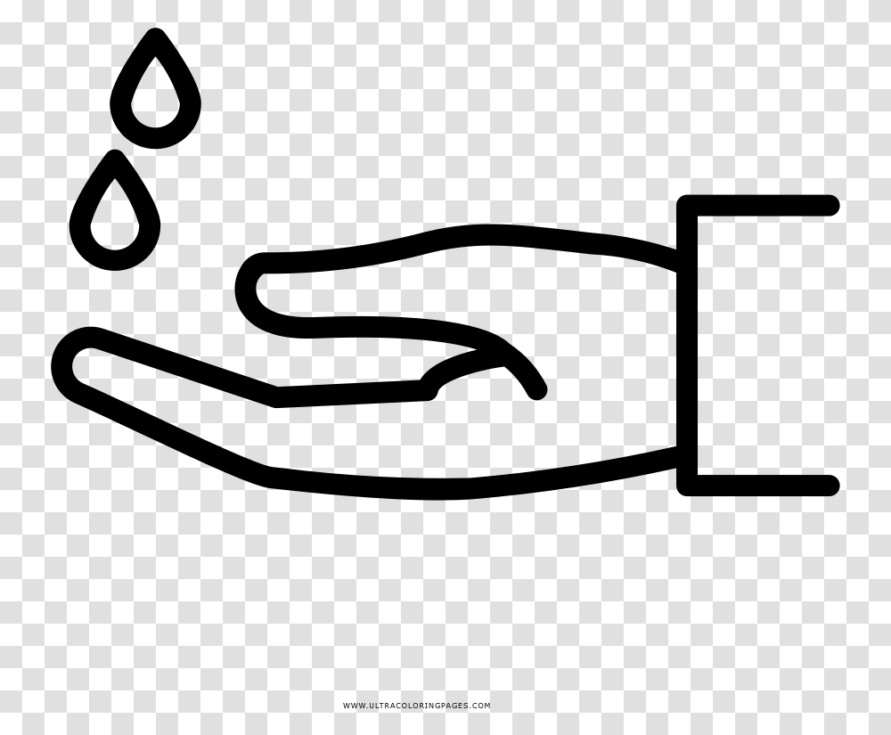 Washing Hands Coloring Page, Gray, World Of Warcraft Transparent Png