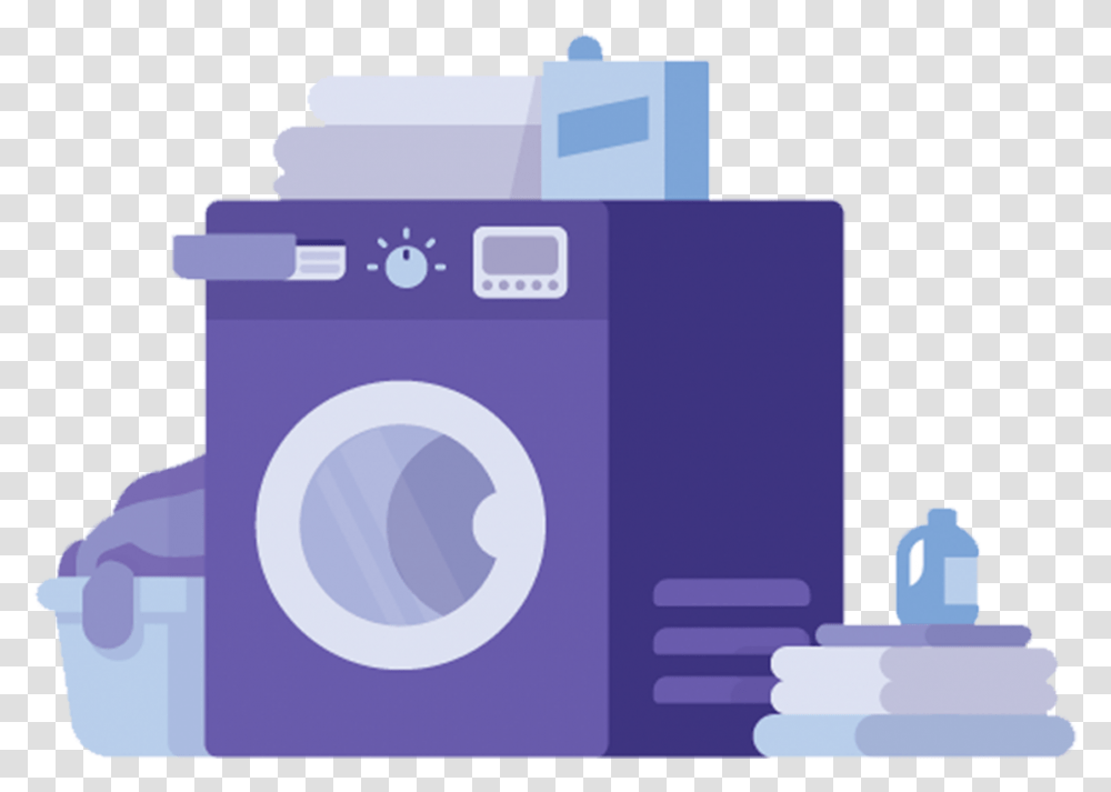 Washing Machine Dribbble Laundry, Appliance, Washer, Dishwasher, Dryer Transparent Png