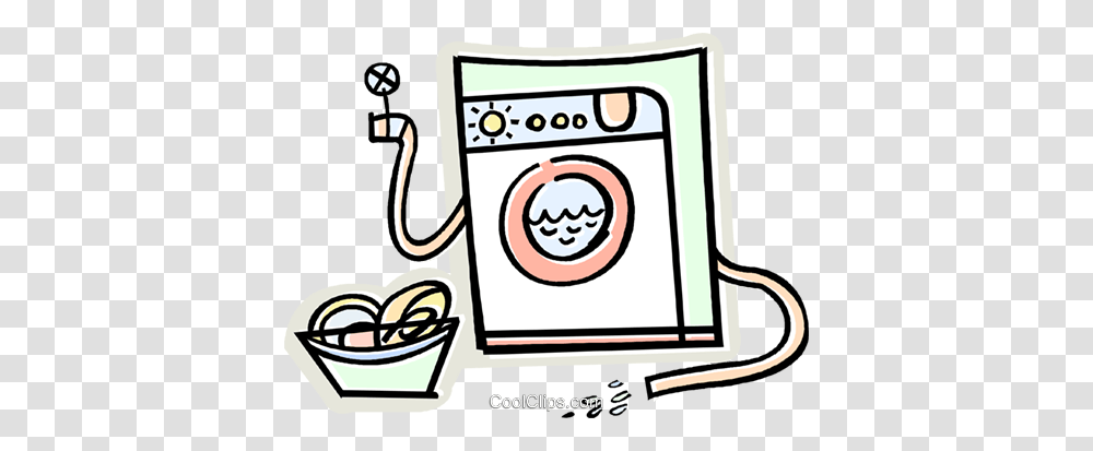 Washing Machine Royalty Free Vector Clip Art Illustration, Label, Appliance, Poster Transparent Png