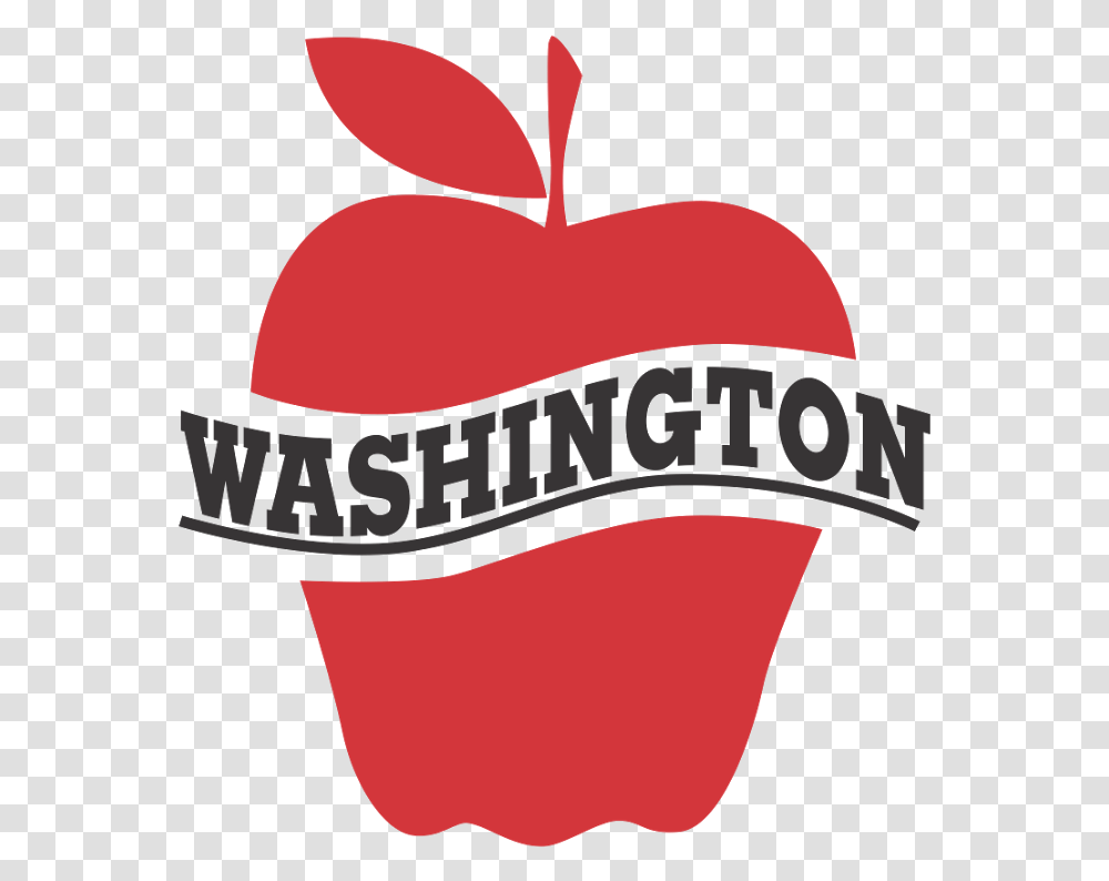 Washington Apples Logo Washington Apple, Plant, Food, Label, Text Transparent Png
