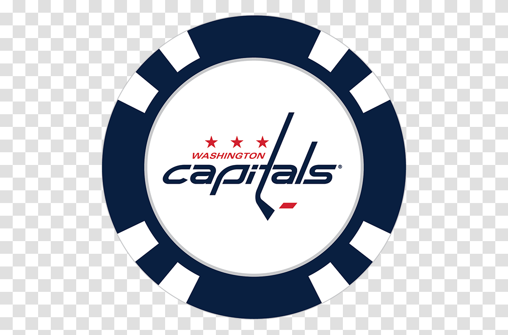 Washington Capitals Poker Chip Ball Marker Cleveland Indians Logo, Tape, Vehicle, Transportation Transparent Png