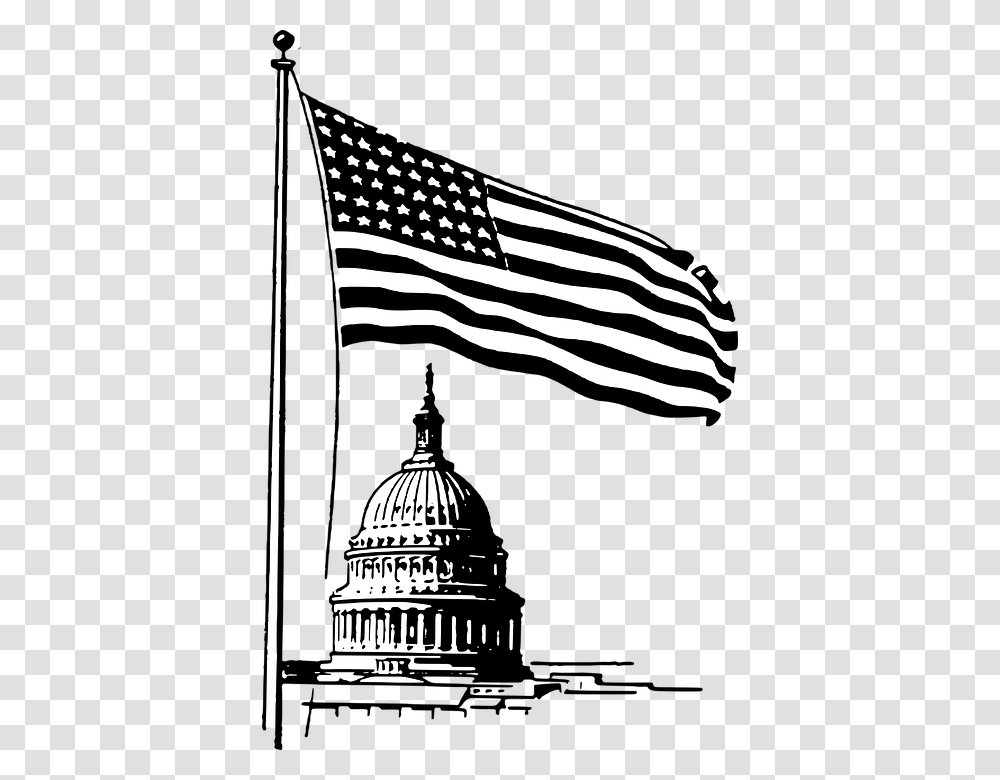 Washington Dc, Flag, American Flag Transparent Png