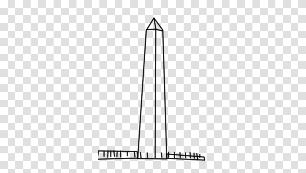 Washington Monument Clipart Look, Utility Pole, Arrow, Tripod Transparent Png