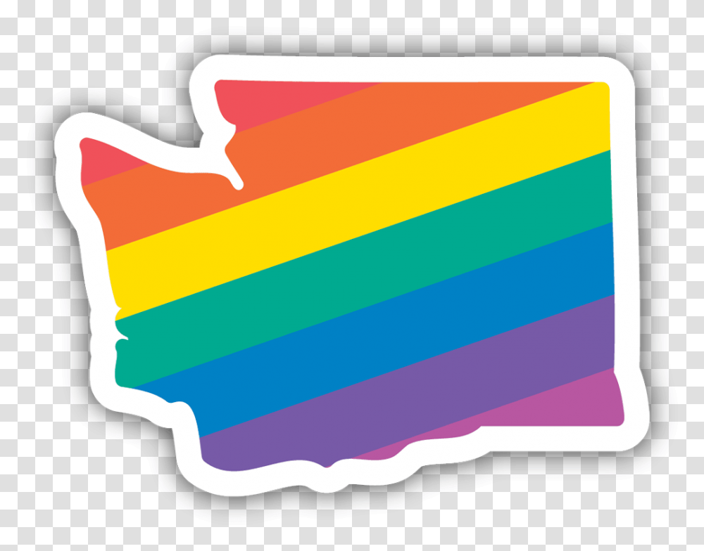 Washington Rainbow Sticker Plot, Paper, Label, Document Transparent Png