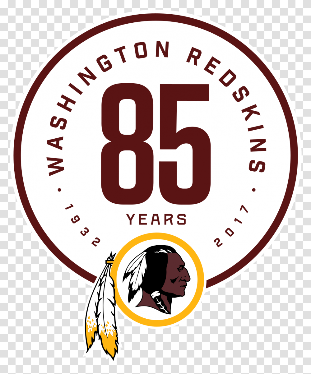 Washington Redskins Logo, Number, Label Transparent Png