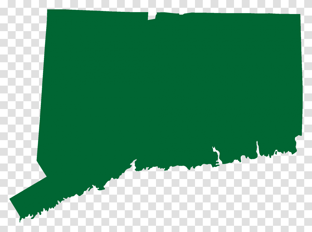 Washington State Outline Connecticut Flag Map, Green, Plant, Nature Transparent Png