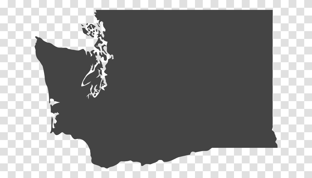Washington State Washington State Flag Map, Silhouette, Nature, Gray Transparent Png
