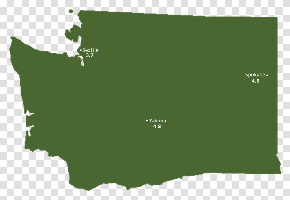 Washington Sun Light Hours Map Sunshine Hours Washington State Map, Green, Plot, Word, Legend Of Zelda Transparent Png