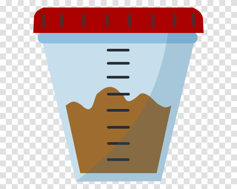 Waste Containerwaste Containmentimage Tracing Stool In Specimen Cup Clipart, Measuring Cup, Plot Transparent Png