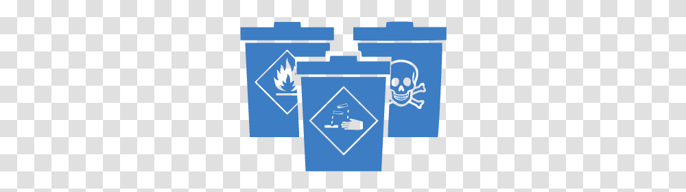 Waste Management Hazardous Waste Icon Blue, Architecture, Building, Utility Pole, Text Transparent Png