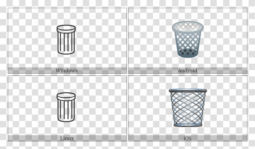 Wastebasket On Various Operating Systems Html Utf 8 Trash Can, Shower Faucet Transparent Png