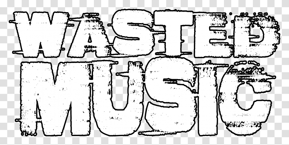 Wasted Music Dot, Text, Alphabet, Word, Label Transparent Png