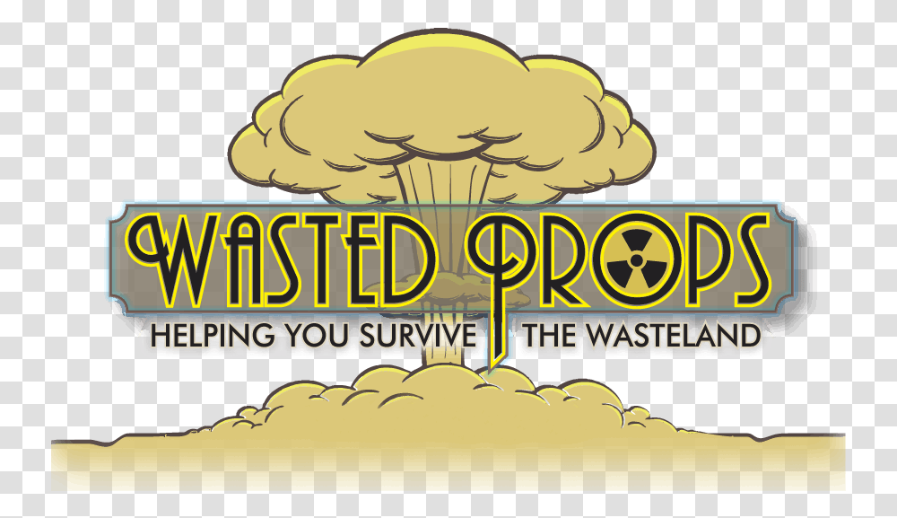 Wasted Props Bringing The Wasteland To You Illustration, Plant, Bush, Vegetation, Text Transparent Png