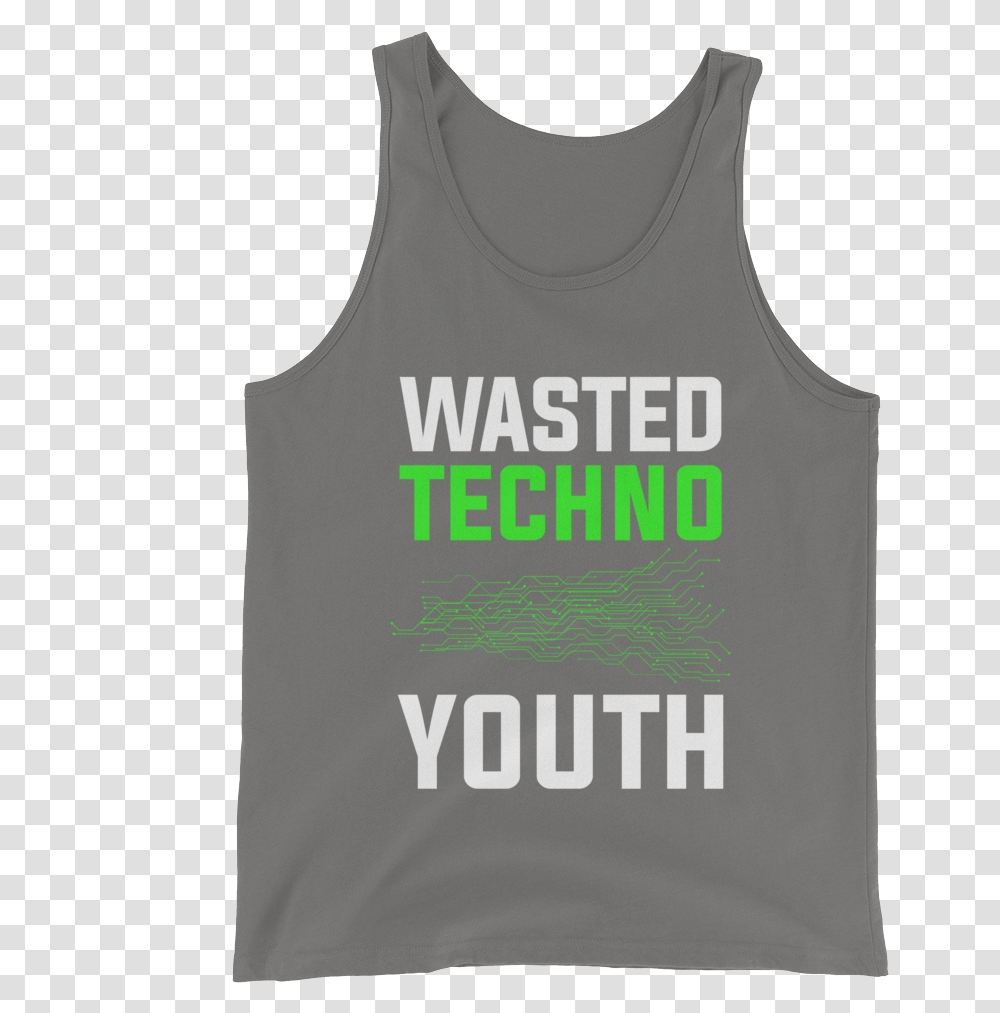 Wasted Techno Youth Tank Top Ayr United Badge, Clothing, Apparel, Undershirt Transparent Png