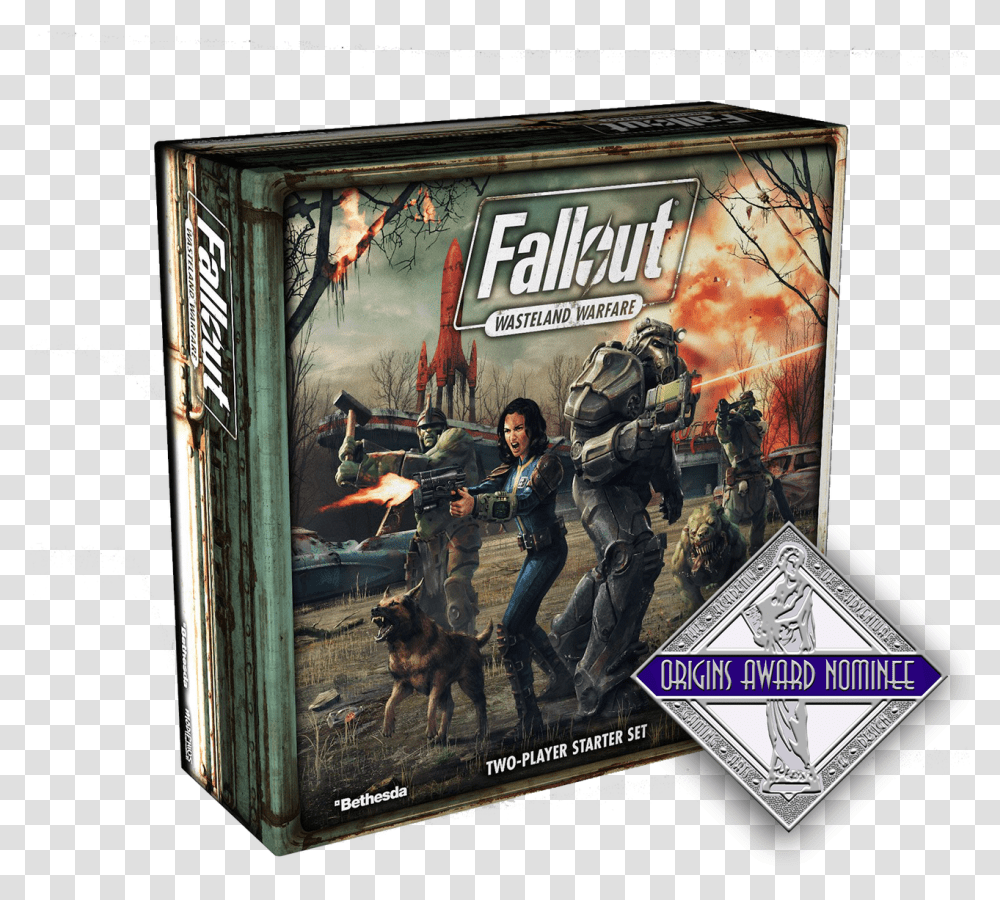 Wasteland Warfare Two Player Starter Set Miniatures Fall Out Board Games, Person, Poster, Advertisement, Dog Transparent Png