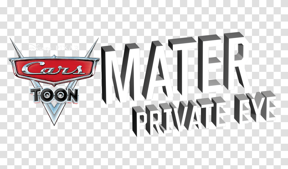 Watch Cars Toon Mater Private Eye Full Short Film Disney Cars 2, Word, Text, Logo, Symbol Transparent Png