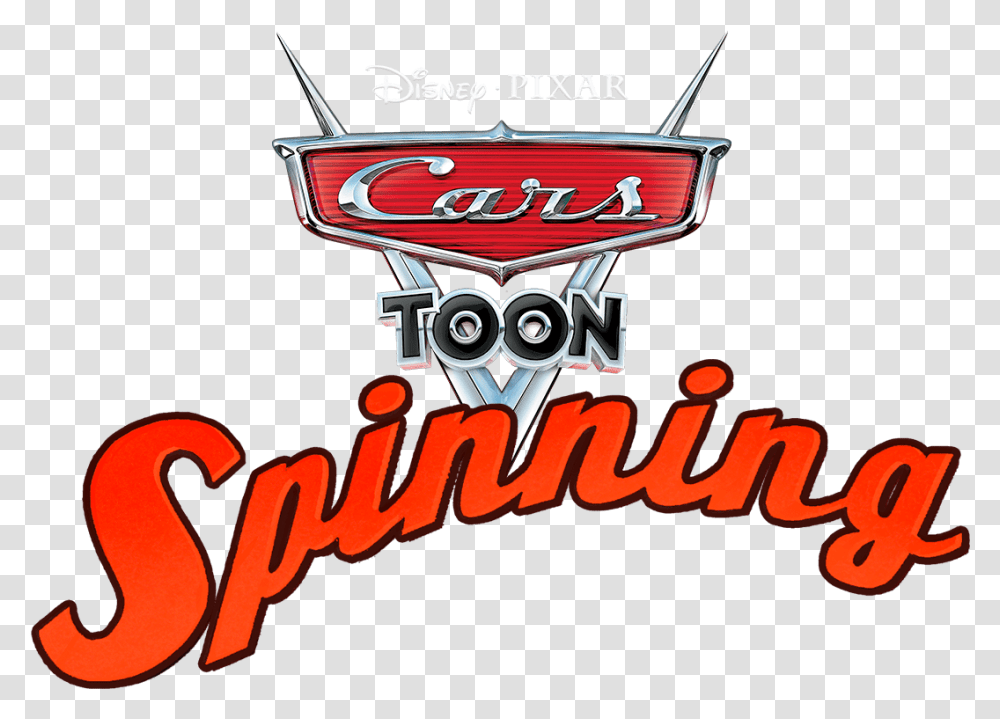 Watch Cars Toon Spinning Full Short Film Disney Cars 2, Text, Logo, Symbol, Alphabet Transparent Png