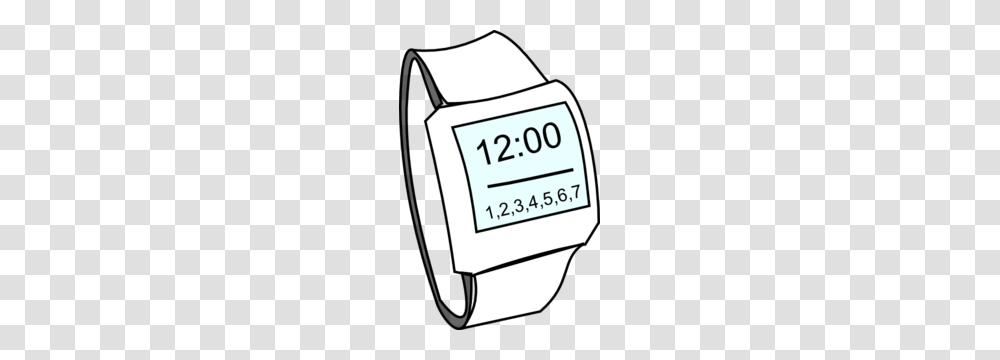 Watch Clipart Black And White, Paper, Label, Rubber Eraser Transparent Png