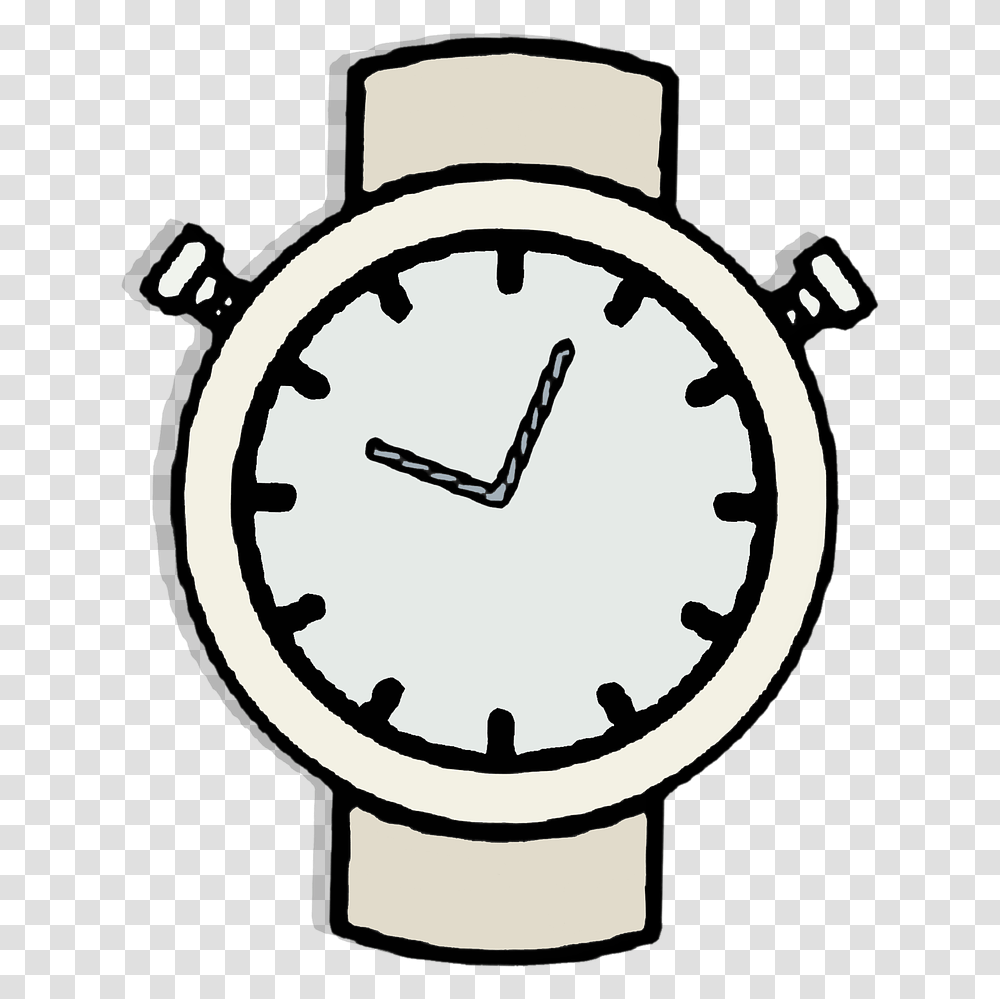 Watch Clock Clipart Vector Sticker Gray 1 Minute Timer, Analog Clock, Wristwatch Transparent Png