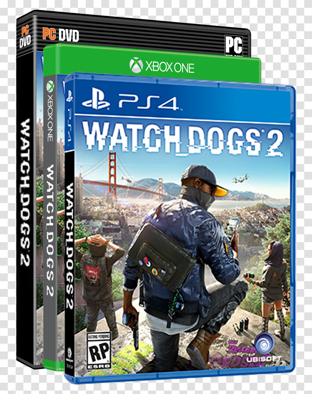 Watch Dogs 2 Ps, Person, Human, Backpack, Bag Transparent Png