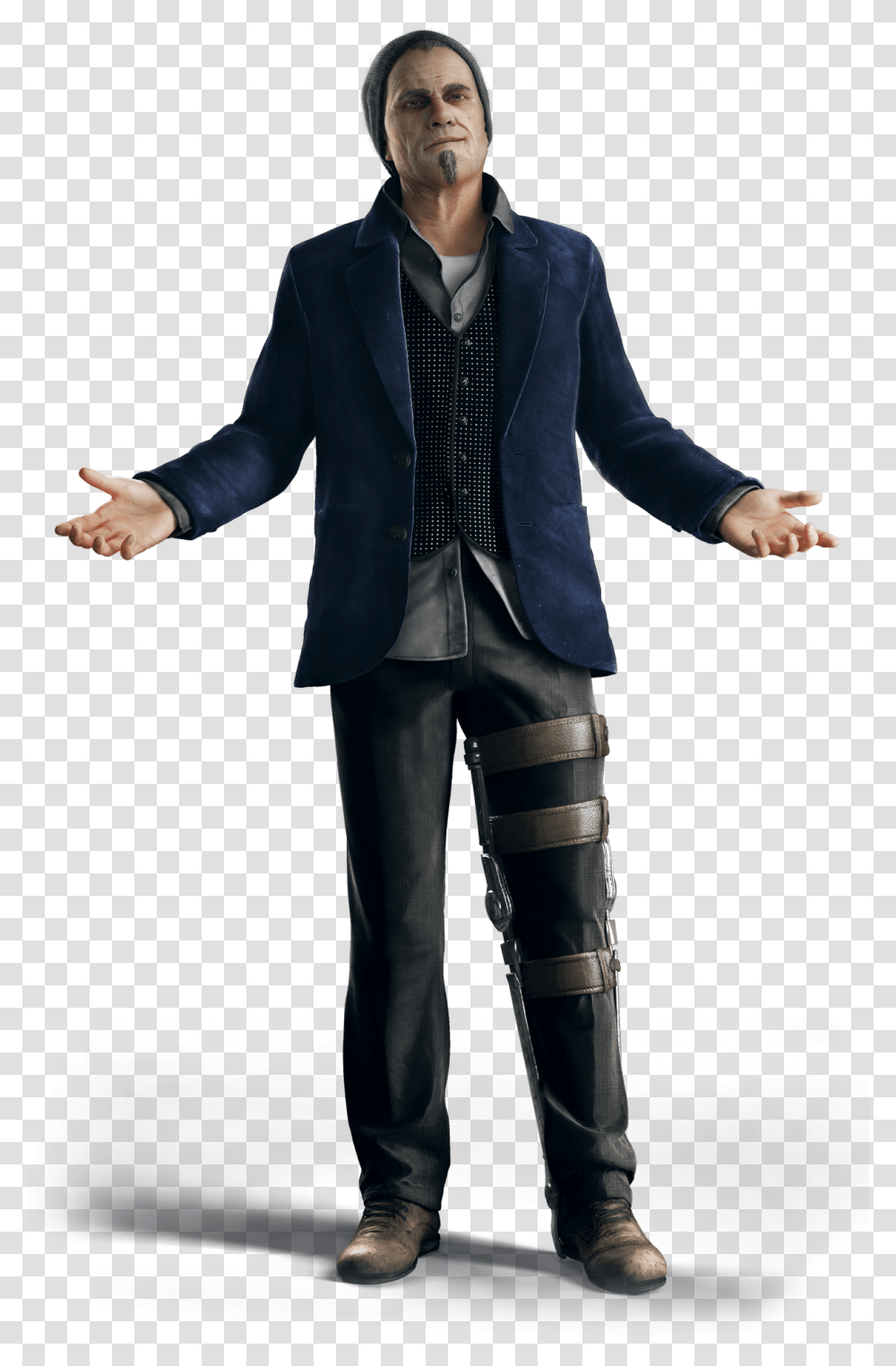Watch Dogs Damien Brenks Damien From Watch Dogs, Suit, Overcoat, Person Transparent Png