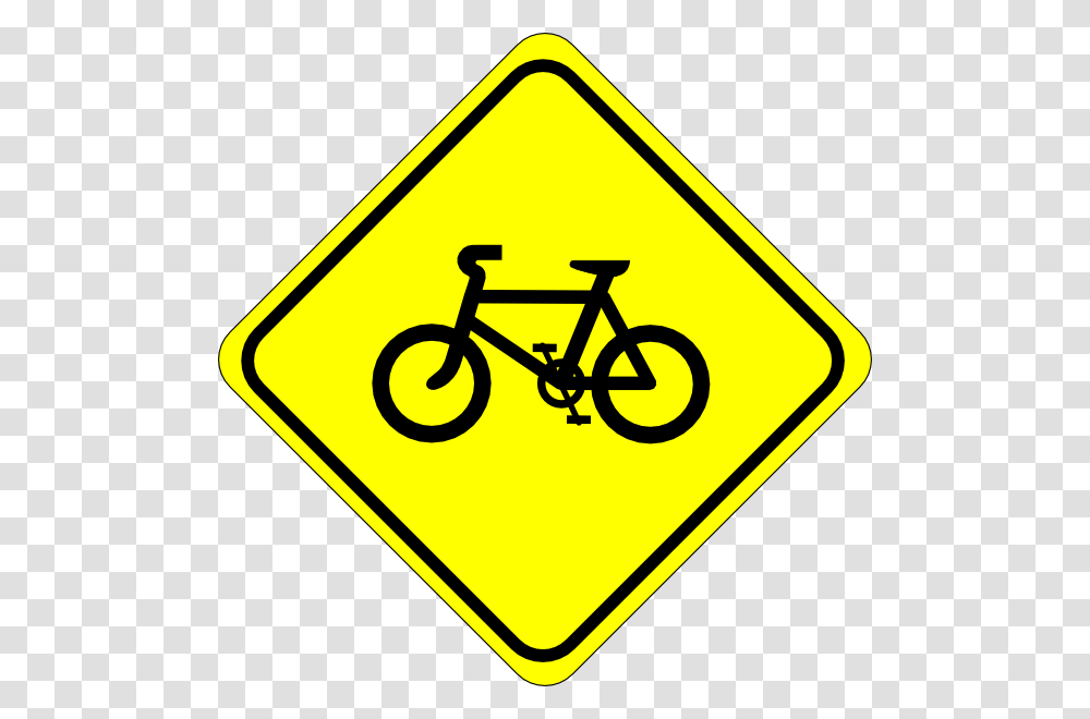Watch For Bicycles Sign Clip Art Free Vector, Vehicle, Transportation, Bike Transparent Png