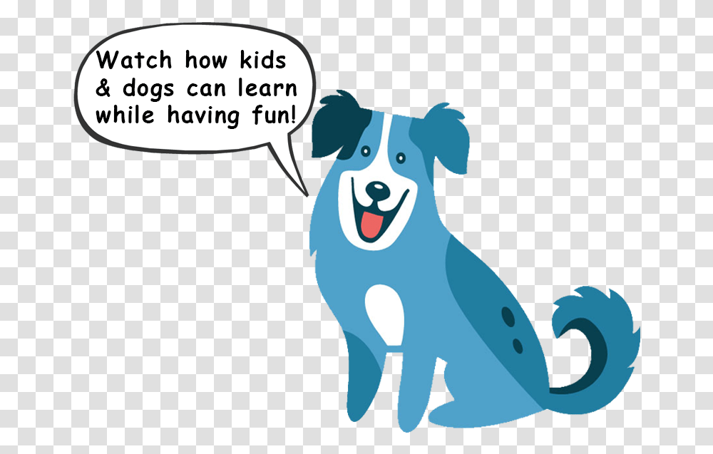 Watch How Kids And Dogs Can Learn While Having Fun1 Cartoon Sitting Dog, Animal, Mammal, Book, Comics Transparent Png