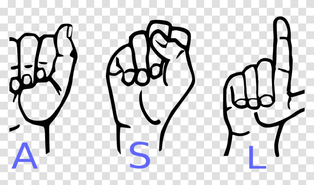 Watch How To Learn American Sign Language, Alphabet, Number Transparent Png