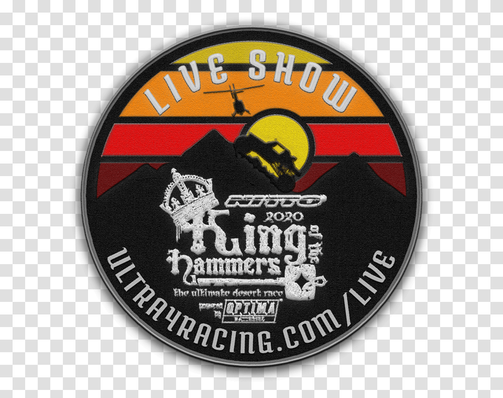 Watch King Of The Hammers 2020 Live Here Wall Clock, Label, Sticker, Logo Transparent Png