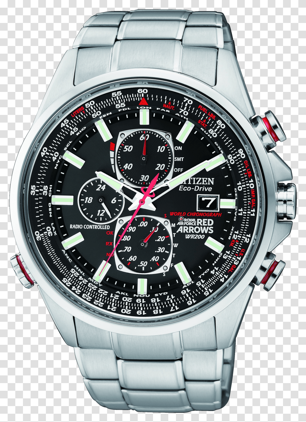 Watch Picture Citizen Red Arrows Watch Transparent Png