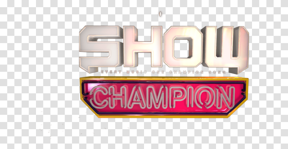 Watch Show Champion Performances By Clc Oneus Ab6ix Mbc Music Show Champion Logo, Word, Alphabet, Housing Transparent Png