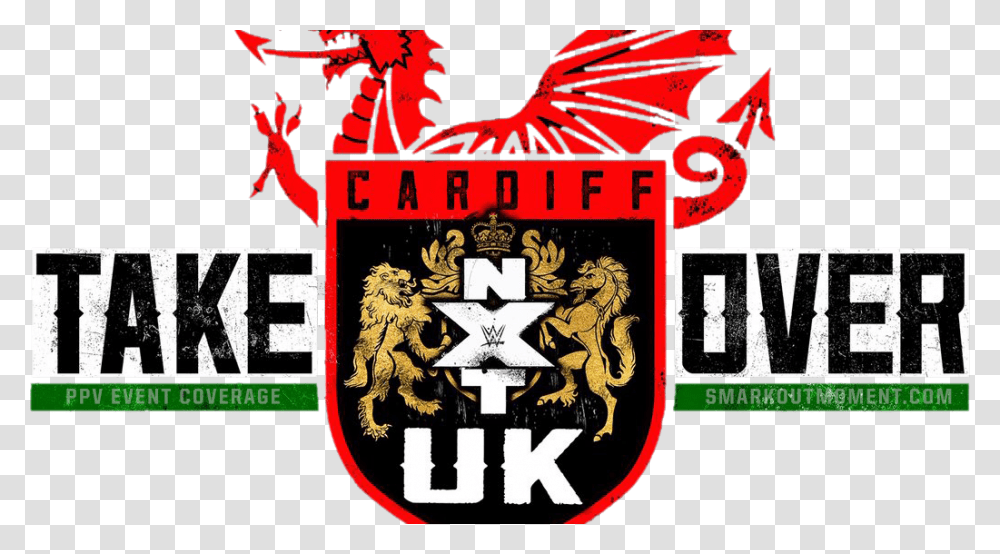 Watch Wwe Nxt Uk Takeover Wwe Nxt Uk Takeover Cardiff, Logo, Trademark, Emblem Transparent Png