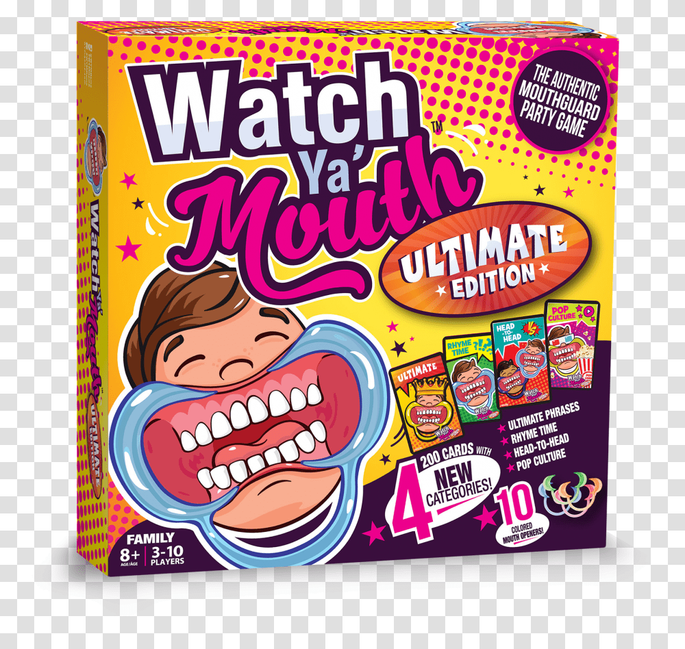 Watch Ya Mouth, Gum, Candy, Food, Sweets Transparent Png