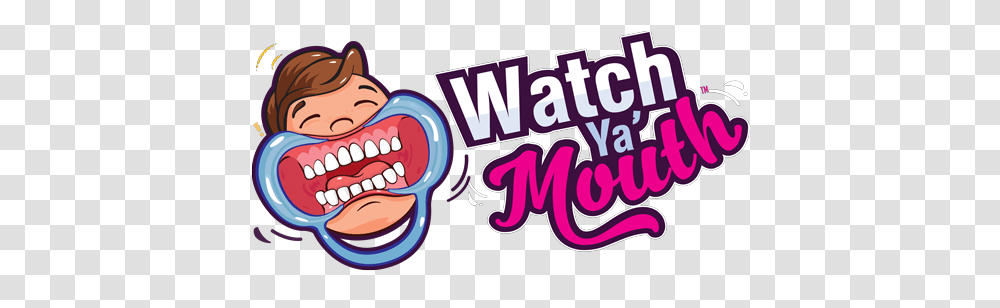 Watch Ya Mouth Review, Lip, Purple, Word Transparent Png