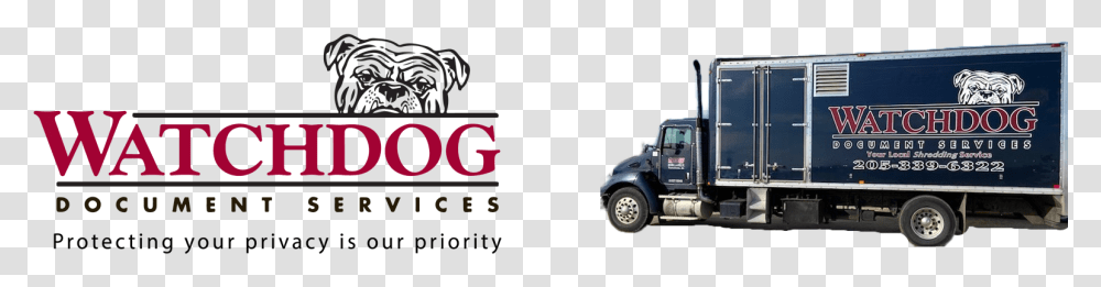 Watchdog Shredding Trailer Truck, Vehicle, Transportation, Wheel, Machine Transparent Png
