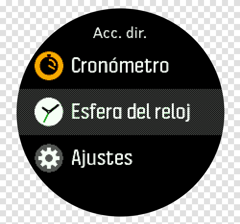Watchface Setting Circle, Label, Sticker, Word Transparent Png