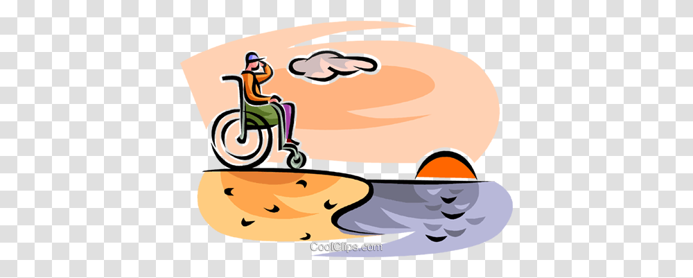 Watching The Sunset Royalty Free Vector Clip Art Illustration, Vehicle, Transportation, Outdoors, Food Transparent Png