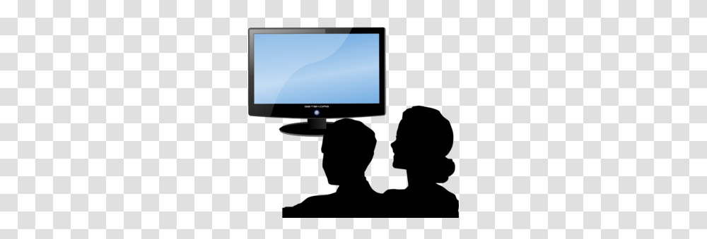 Watching Tv Clip Art, Monitor, Screen, Electronics, Display Transparent Png