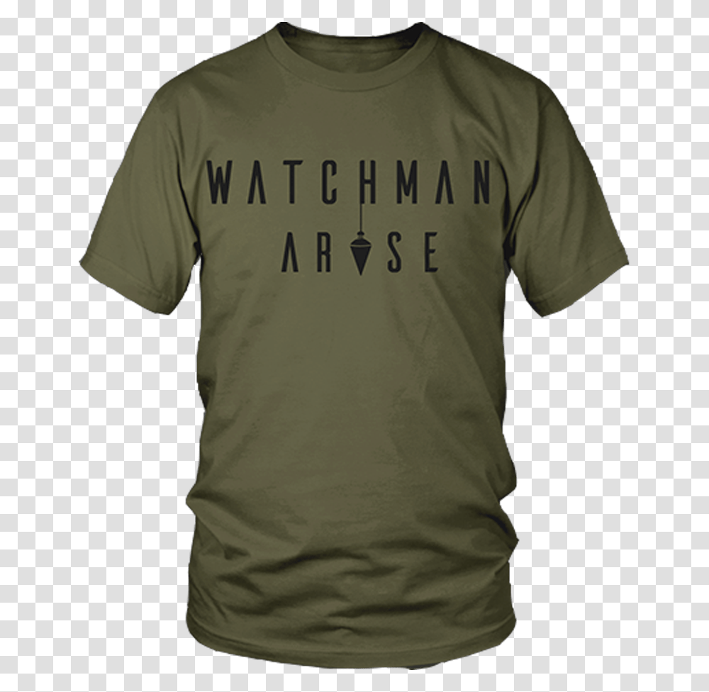 Watchman Arise Shirt, Clothing, Apparel, T-Shirt, Sleeve Transparent Png