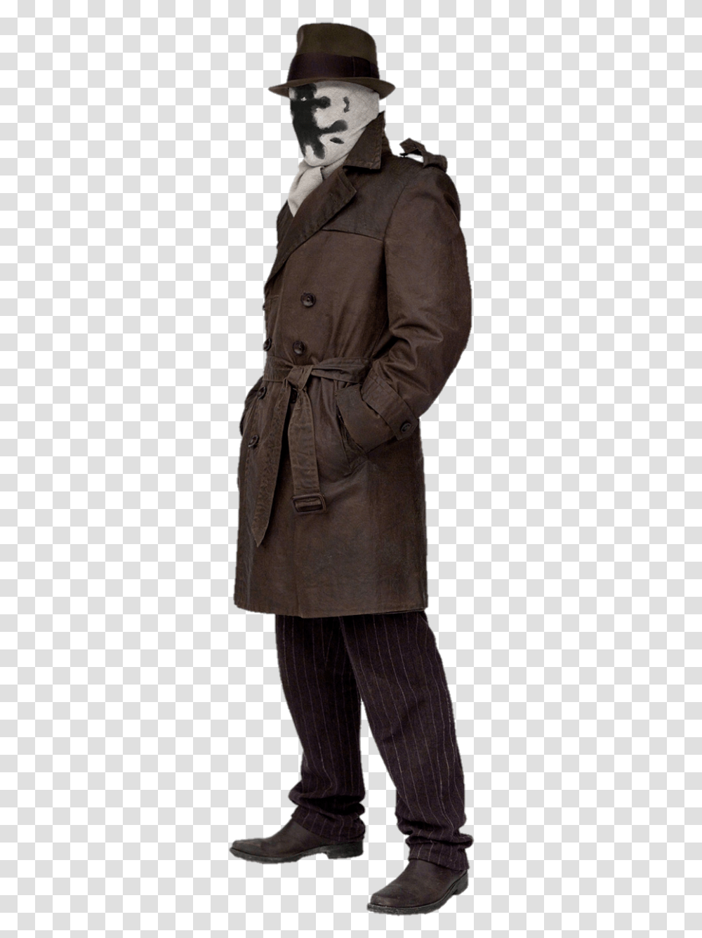 Watchmen Rorschach Watchmen Rorschach And Nite Owl, Apparel, Trench Coat, Overcoat Transparent Png