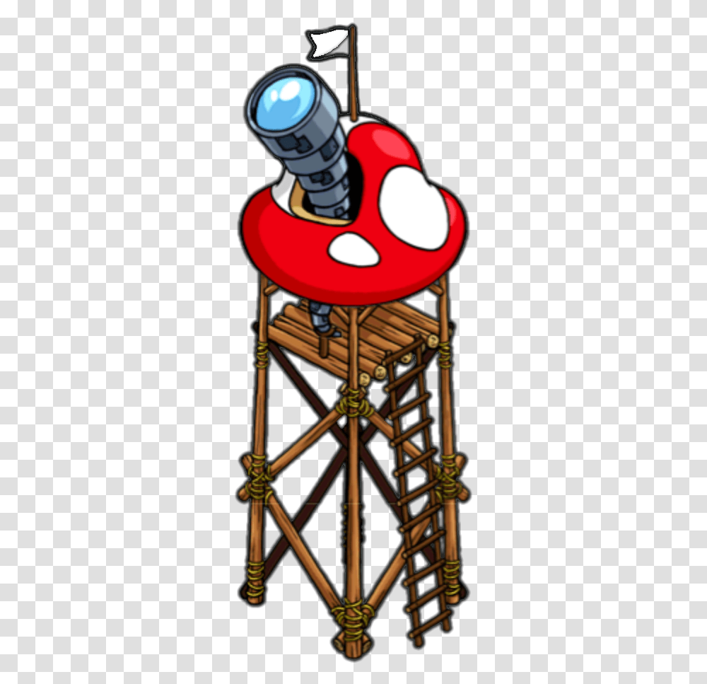 Watchtower In Smurfs Village, Chair, Furniture, Lamp, Table Transparent Png