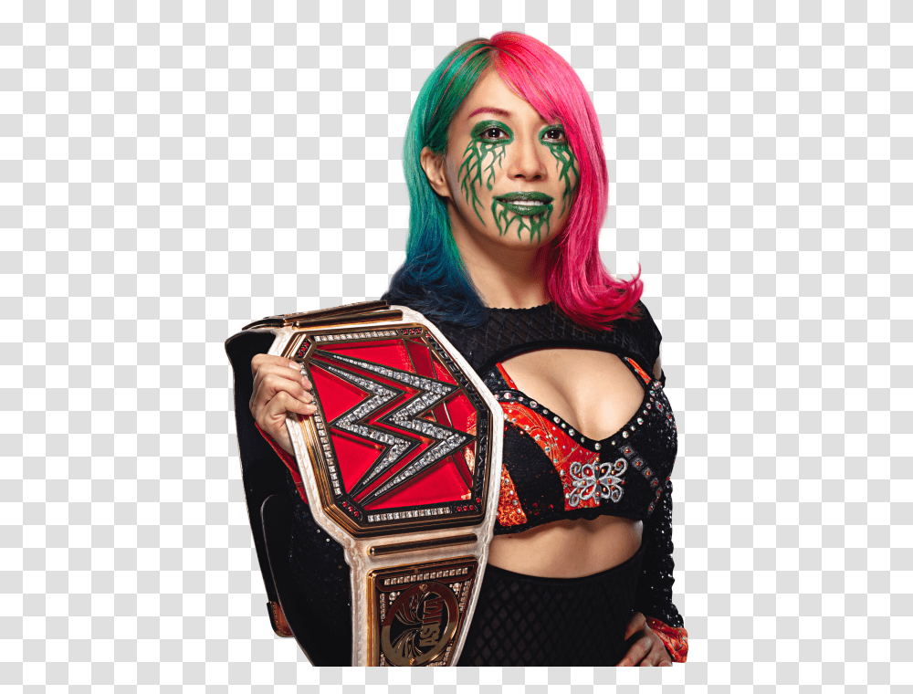 Watchwrestling Matches Asuka Raw Champion, Costume, Person, Skin, Face Transparent Png