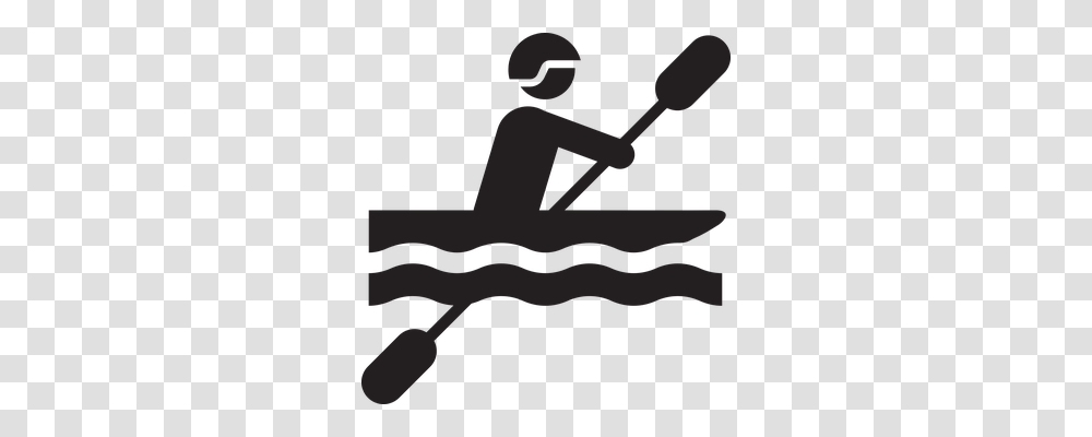 Water Sport, Oars, Paddle, Silhouette Transparent Png
