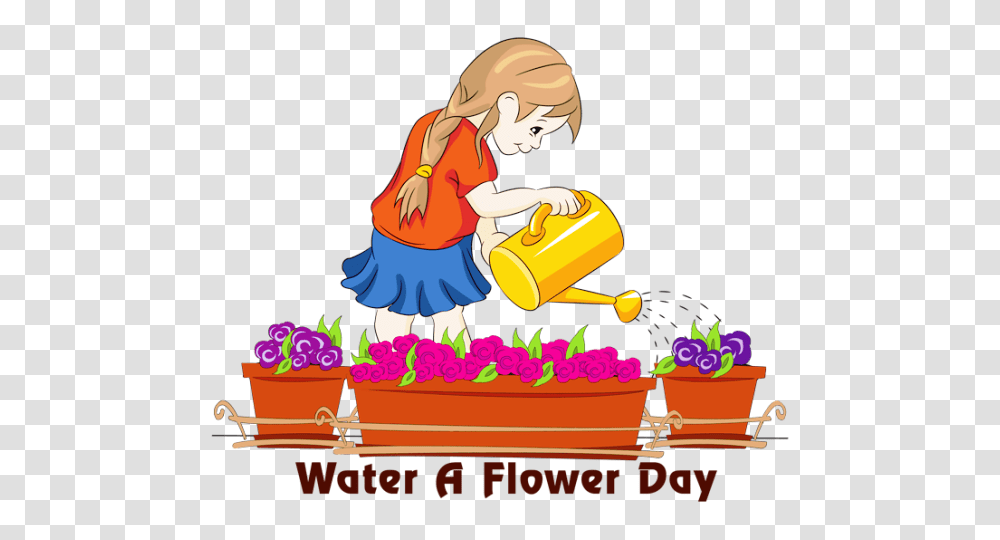 Water A Flower Day Sms Wishes Messages Greetings, Person, Outdoors, Female, Birthday Cake Transparent Png