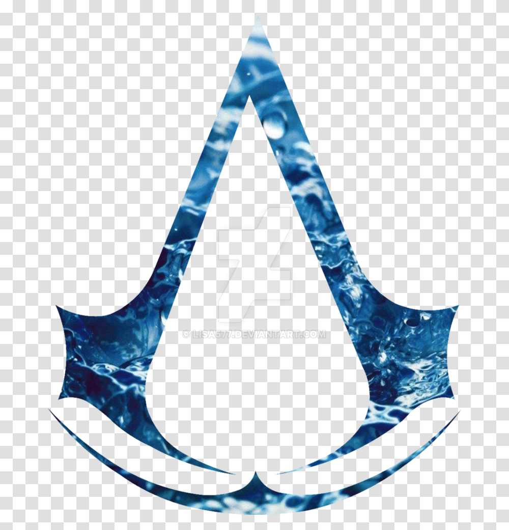 Water Assassins Creed Logo, Cone, Triangle, Apparel Transparent Png