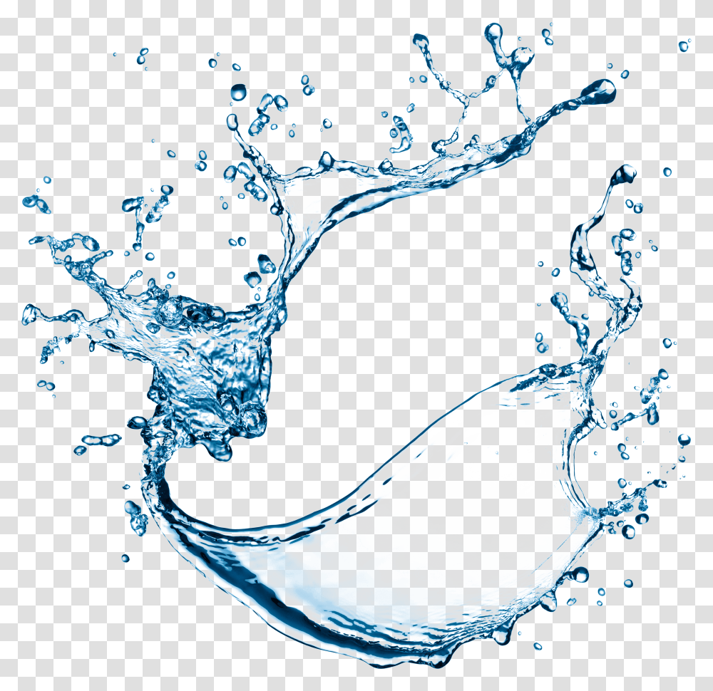 Water Background Water Splash, Droplet Transparent Png